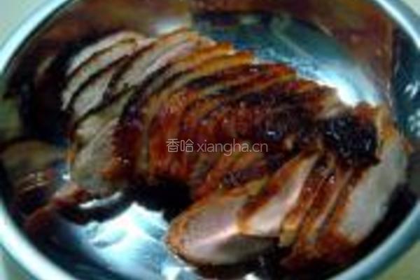 菠萝烤鸭厚匹萨的做法图解5