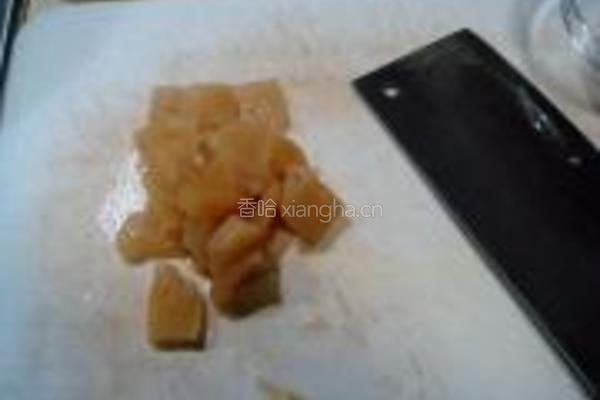 菠萝烤鸭厚匹萨的做法图解6