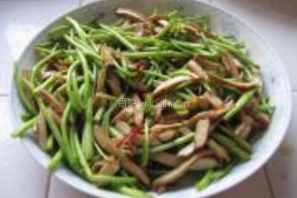 芦蒿炒豆干的做法图解5