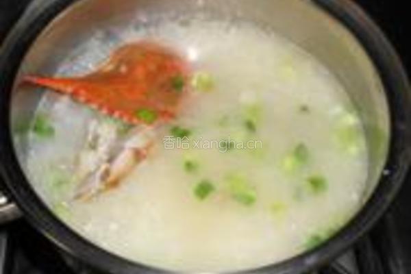 鲜美的蟹粥的做法图解6