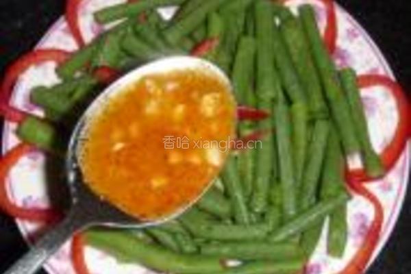 麻汁豇豆角的做法图解5