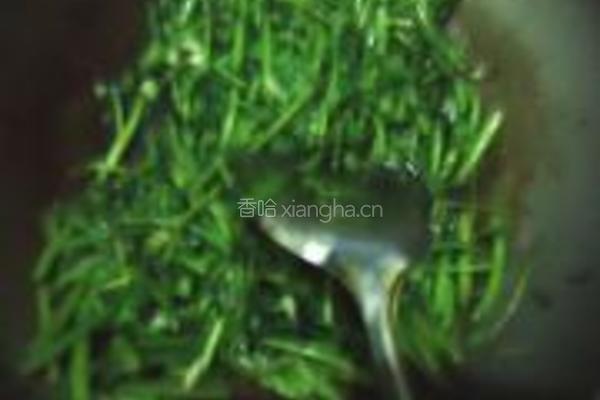 蒜蓉茼蒿的做法图解6