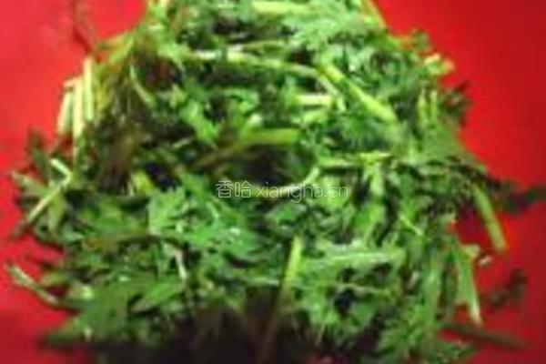 蒜蓉茼蒿的做法图解3