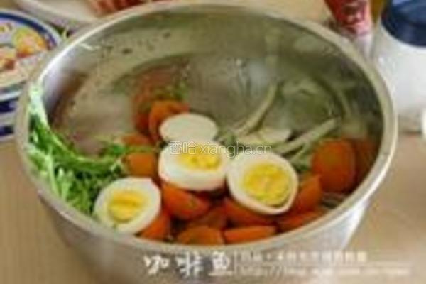风干火腿奶酪沙拉的做法图解5