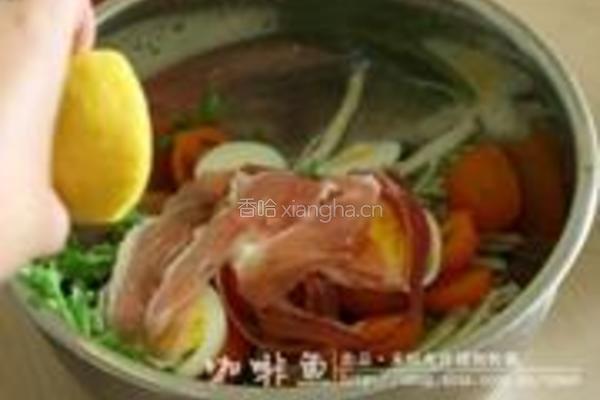 风干火腿奶酪沙拉的做法图解9