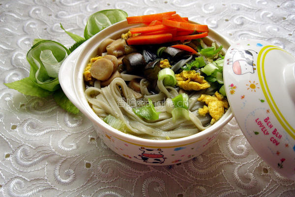 茄子鸡蛋火腿面