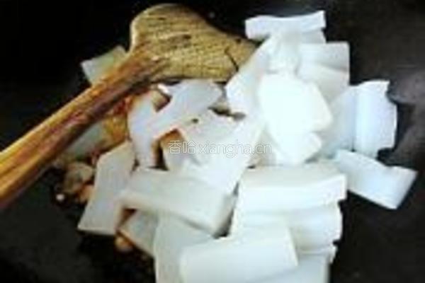 牛肉豆豉炒凉粉的做法图解6