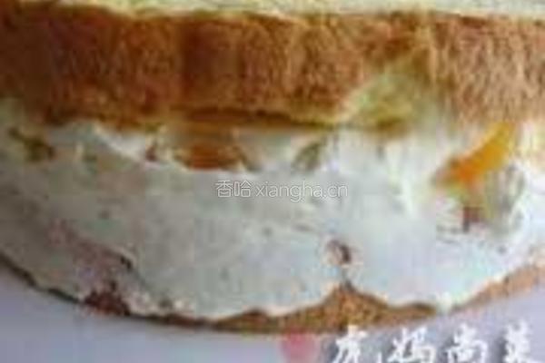 黄桃奶油蛋糕的做法图解5
