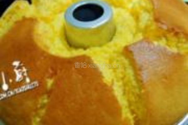 香橙南瓜戚风蛋糕的做法图解14