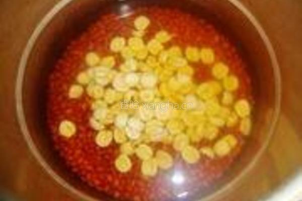 炼乳莲子红豆沙的做法图解6