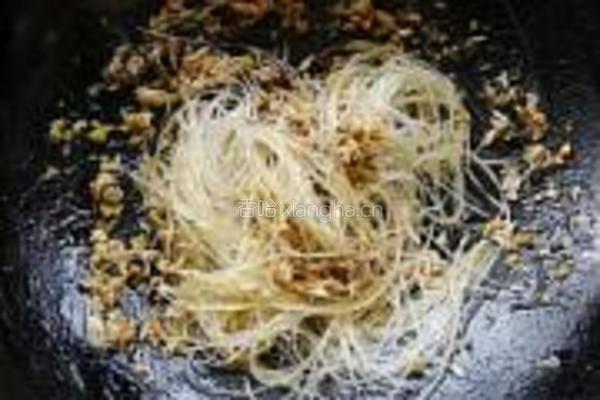 豆豉蟹肉烧粉丝的做法图解9
