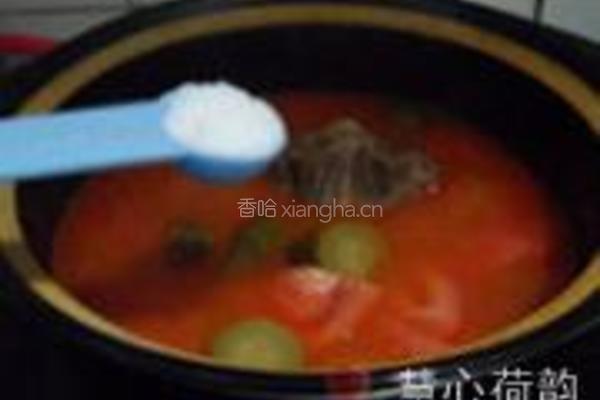 番茄藜麦酸黄瓜牛尾汤的做法图解31