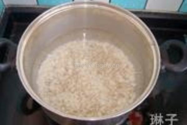 山药薏仁柿饼粥的做法图解4