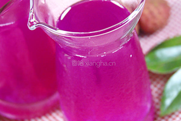荔枝马蹄火龙果水