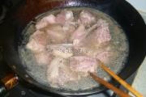 鹅肉烧冬瓜的做法图解3