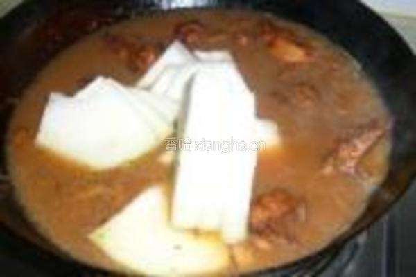 鹅肉烧冬瓜的做法图解7
