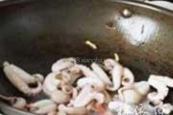 章鱼炒韭葶的做法图解7