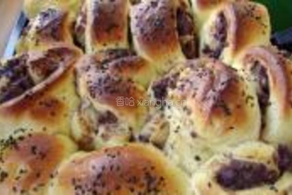 红豆馅小餐包的做法图解12