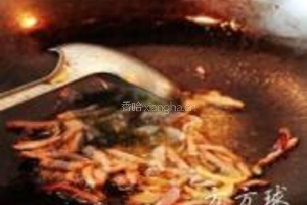黄豆芽炒粉的做法图解7