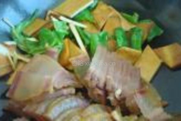 腊肉炒香干的做法图解9
