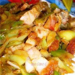 烧肉炒蒜苗的做法[图]