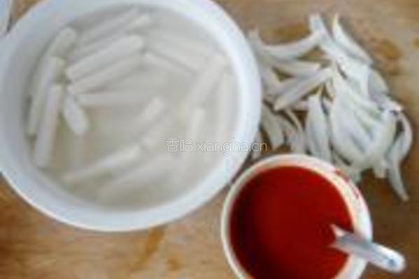 辣炒年糕的做法图解3