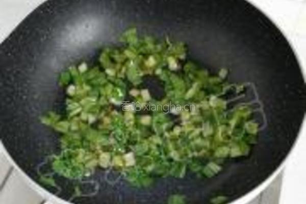 青菜蛋炒饭的做法图解11