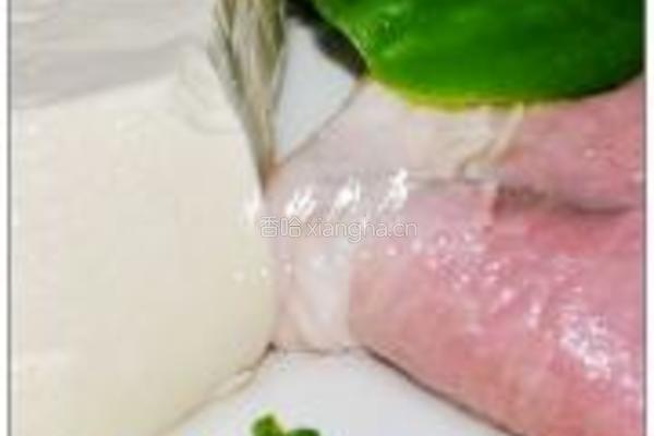 肉末豆腐城的做法图解1