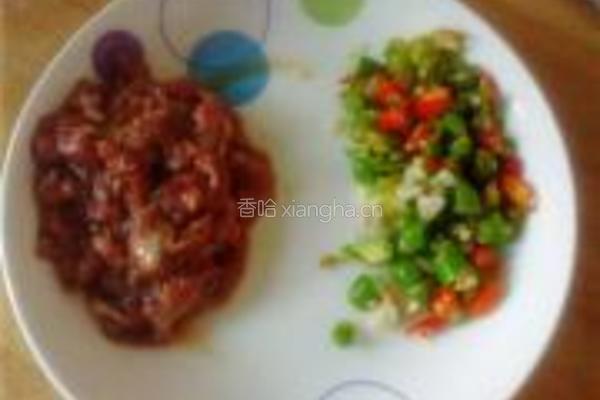 小米辣椒爆炒羊肉的做法图解3