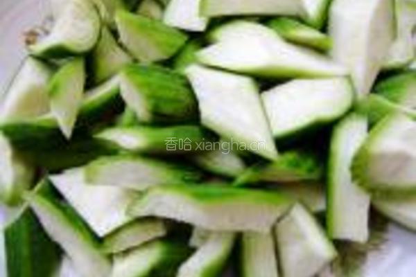 丝瓜烧菜花的做法图解2