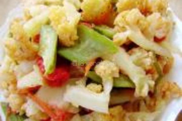 丝瓜烧菜花的做法图解8