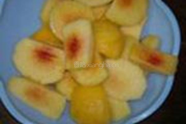 糖水黄桃的做法图解2