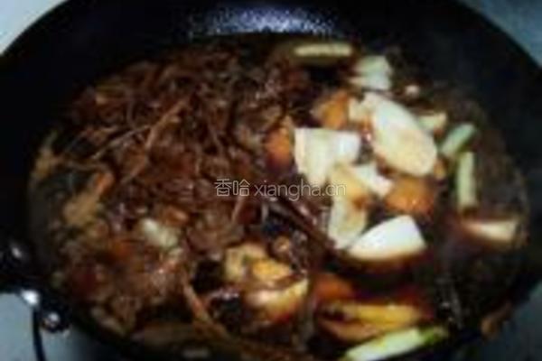 红烧鸡腿茶树菇的做法图解11