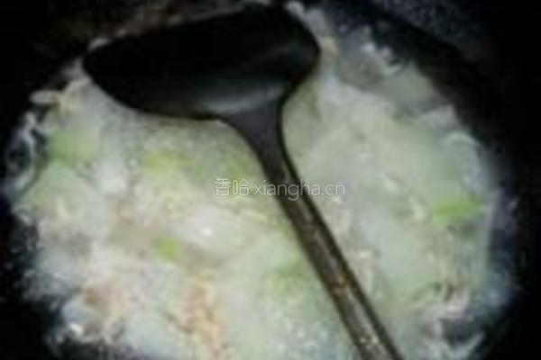紫菜虾皮冬瓜汤的做法图解6