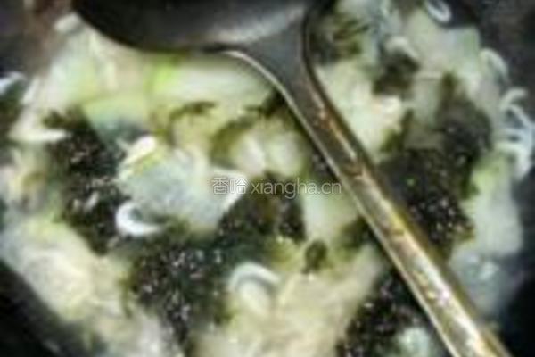 紫菜虾皮冬瓜汤的做法图解7