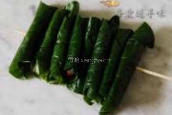 胡椒叶卷肉的做法图解13