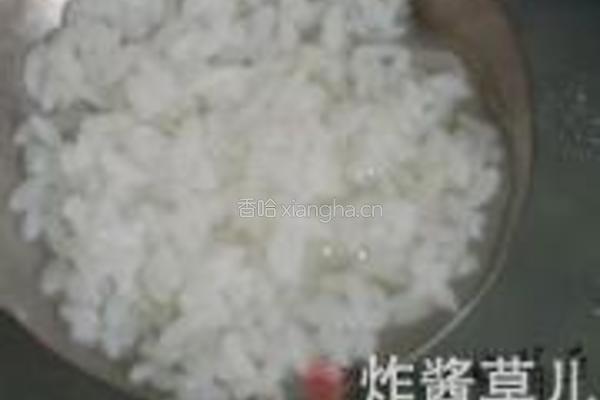 海苔蛋花粥的做法图解3