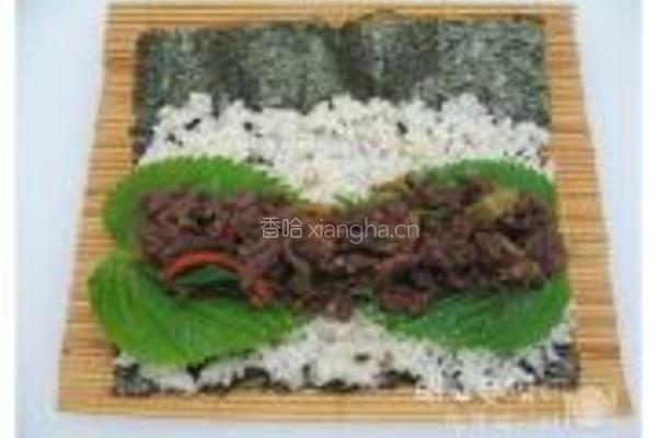 牛肉紫菜包饭的做法图解10