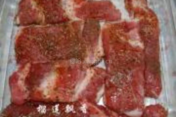 迷迭香烤猪排的做法图解4