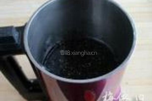 三黑米浆的做法图解4
