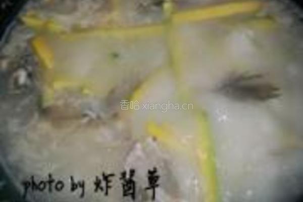 南瓜鱼汤面的做法图解5
