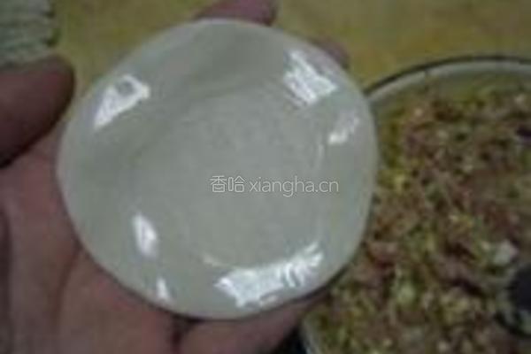圆白菜肉紫菜水饺的做法图解7