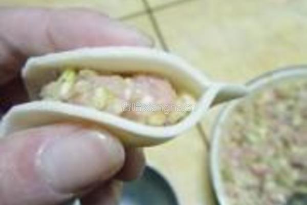 圆白菜肉紫菜水饺的做法图解9