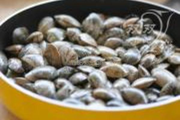 葱香花蛤的做法图解4