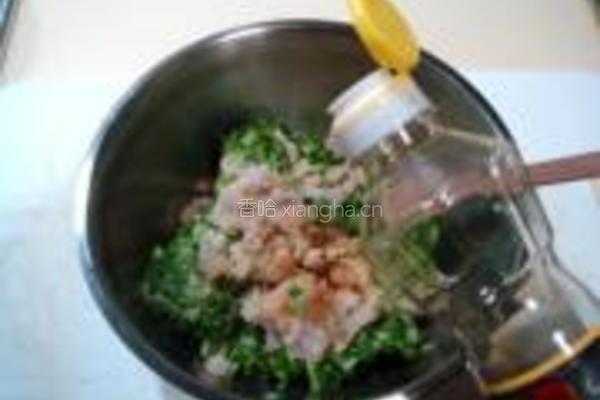 鲜虾菜心生煎包的做法图解9