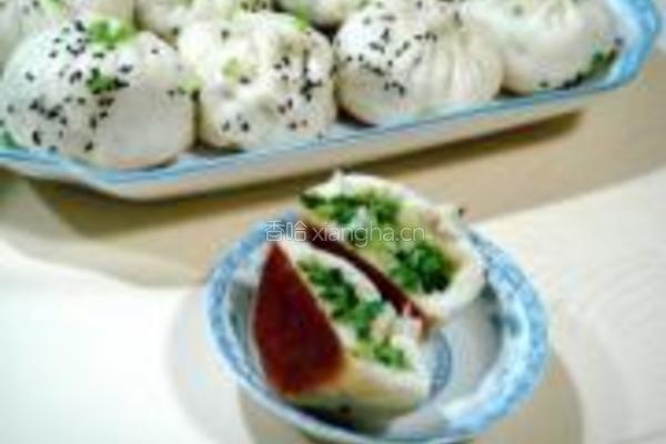 鲜虾菜心生煎包的做法图解21