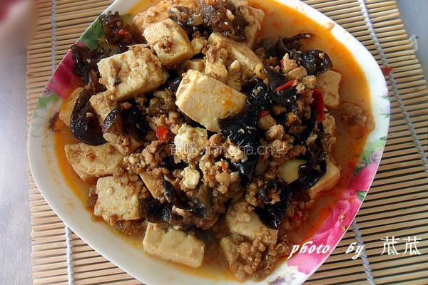 肉末鱼香豆腐