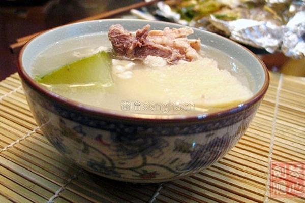 粉葛冬瓜眉豆汤