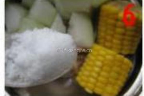 冬瓜大骨玉米煲的做法图解6