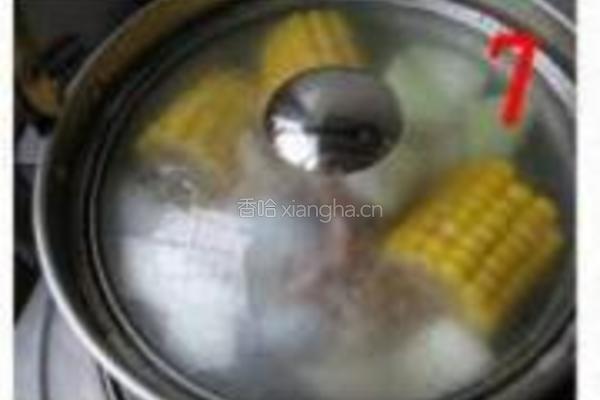 冬瓜大骨玉米煲的做法图解7